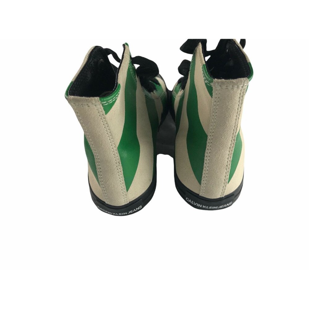 CALVIN KLEIN Carizma High Top Striped Suede Sneake - Picture 12 of 12